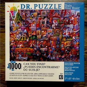 KI Dr. Puzzle Train your brain Can you find? 1000 piece puzzle 🧩